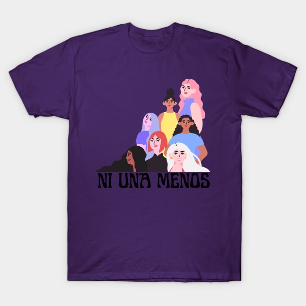 Ni una menos mujeres contenta T-Shirt by jeune98